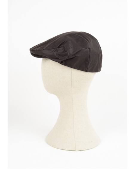 gorra wax cap marrón british cotton talla m. 58cm