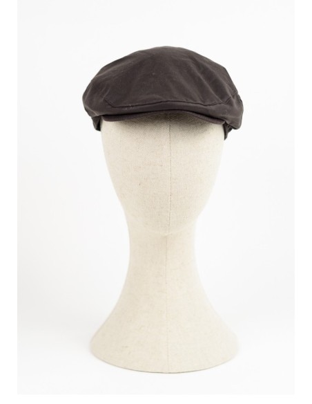 gorra wax cap marrón british cotton talla m. 58cm