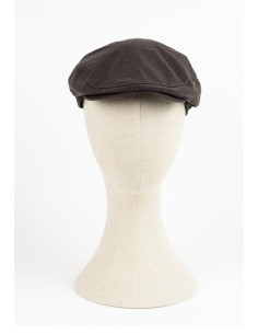 gorra wax cap marrón british cotton talla l. 59cm 2