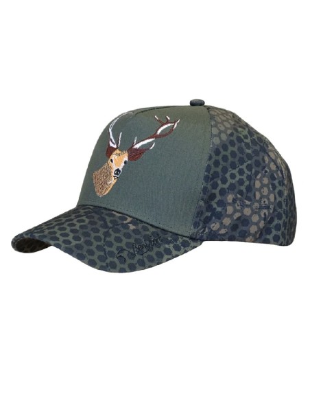 gorra forest print caqui ciervo-regulable