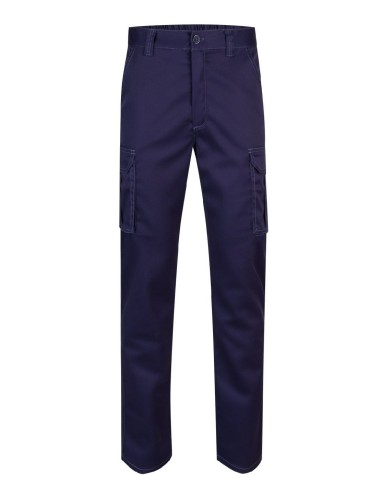 pantalon stretch multibolsillos azul marino t.46