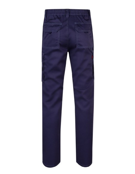 pantalon stretch multibolsillos azul marino t.48