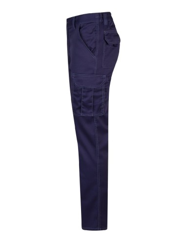 pantalon stretch multibolsillos azul marino t.52