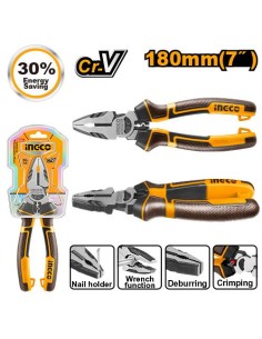 alicate universal 180mm ingco hhcp28180
