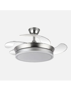 ventilador dc bayomo niquel 59w 6980lm 91d 4 aspas