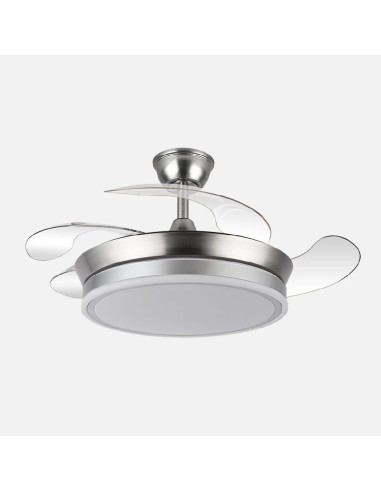 ventilador dc bayomo niquel 59w 6980lm 91d 4 aspas