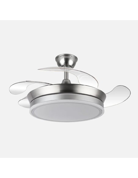 ventilador dc bayomo niquel 59w 6980lm 91d 4 aspas