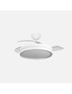 ventilador dc capitan 60w blanco 3 aspas 107d 6980l