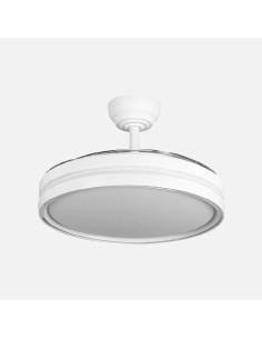 ventilador dc capitan 60w blanco 3 aspas 107d 6980l 2