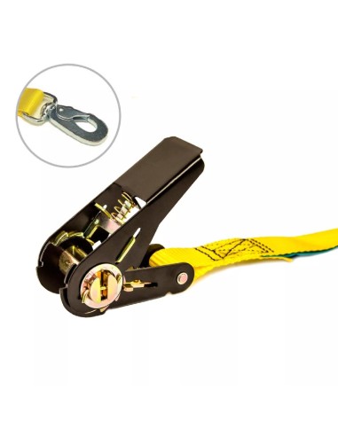 ratchet 25mm 4,5+0,5m mosqueton 027,045,025,108 ponsa