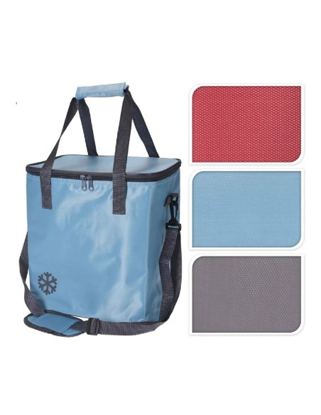 bolsa nevera 18l con bandolera ajustable 29x31x21cm