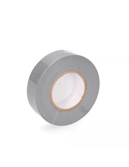 cinta aislante 20m x 19mm gris calidad "supra"