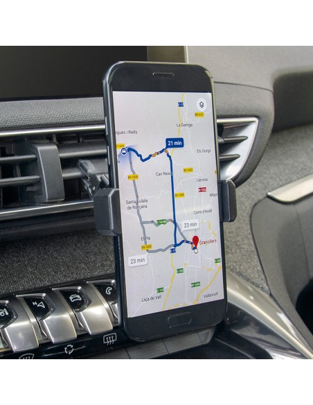 soporte telefono rm connect por pinza pra rejilla