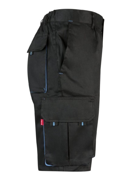 bermuda bicolor negro/celeste talla 38