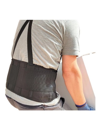 faja lumbar con tirantes talla l
