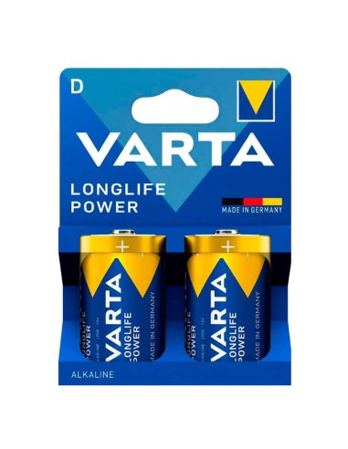 pila alkalina longlife power d-lr20 2ud ø34,2x6.5