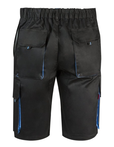 bermuda bicolor negro/celeste talla 46