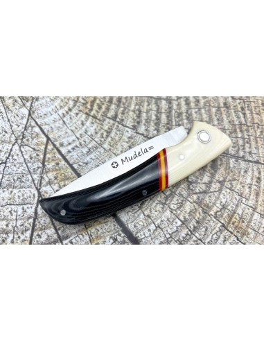 al-84.3 b mova marfil-micarta negra bandera